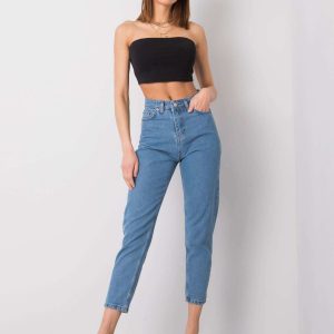 Blue mom jeans Raveena RUE PARIS