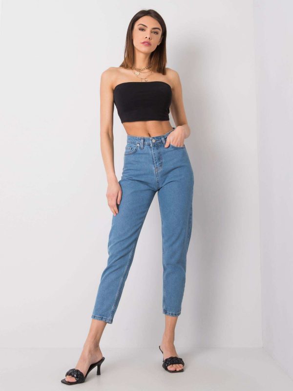 Blue mom jeans Raveena RUE PARIS