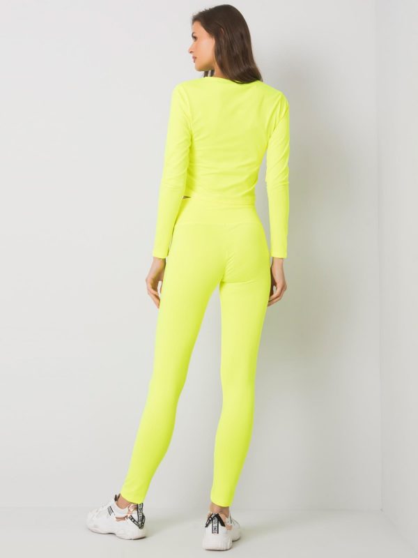 Fluo yellow sports set Patrice