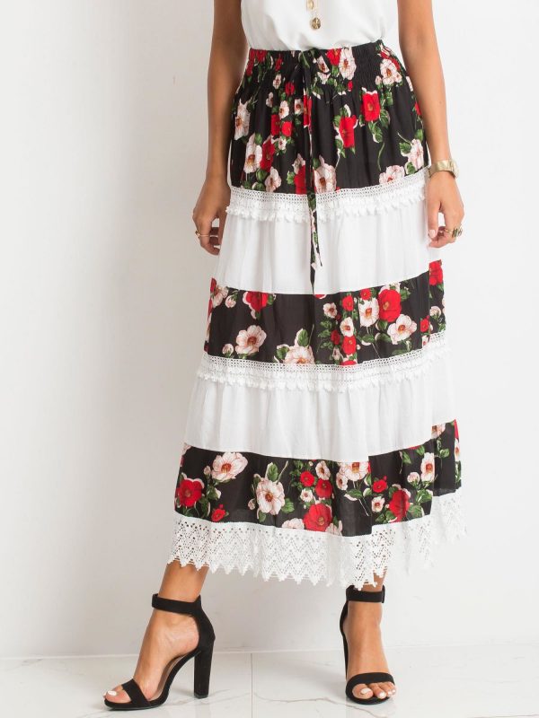 Black and White Breakout Skirt