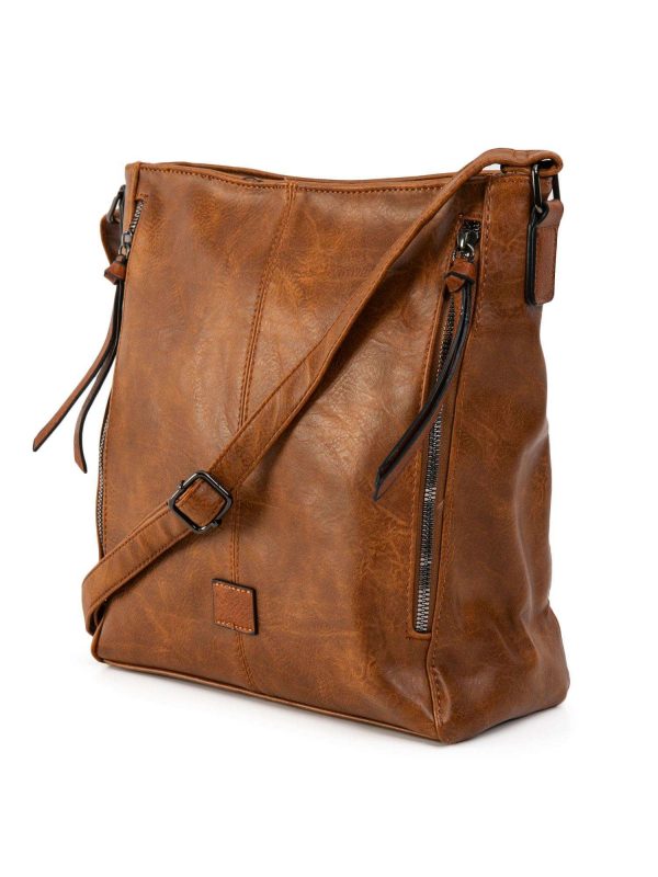 Brown Imitation Leather Bag