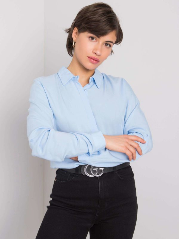 Light blue classic shirt Yvaine RUE PARIS