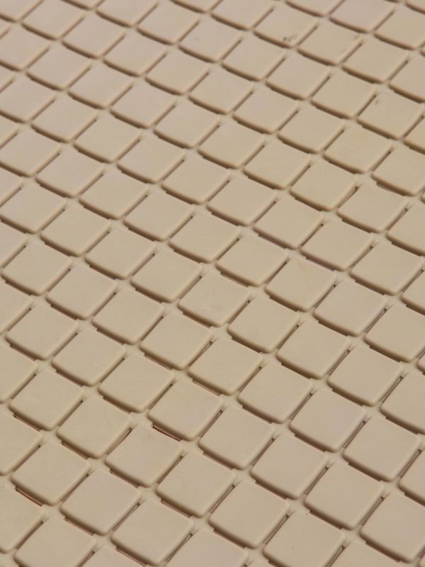 Khaki Square Bathroom Mat