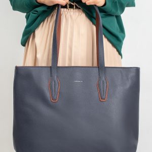 Shopper bag navy blue