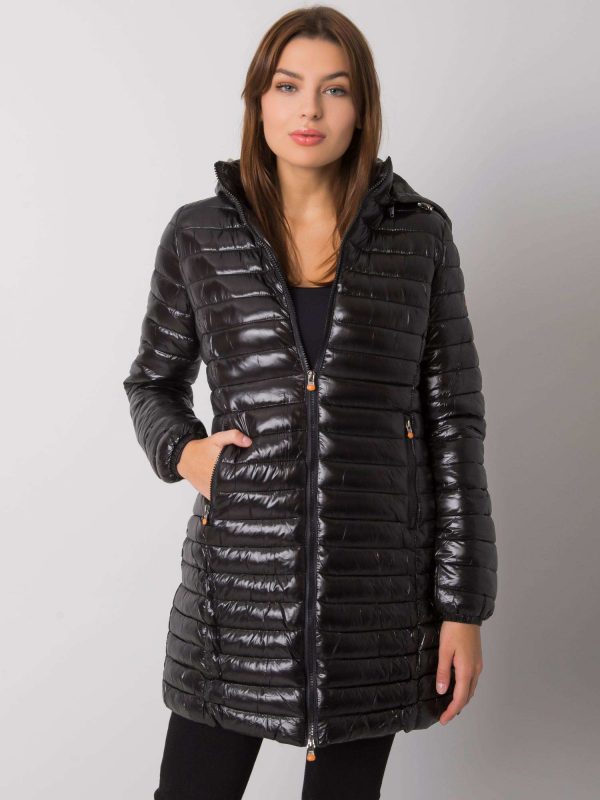 Ayline Black Hooded Jacket