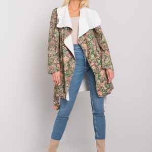 Khaki Patterned Aggie Women's Coat