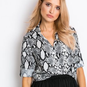 RUE PARIS Grey shirt Deborah