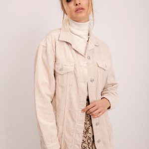 BSL Light Beige Corduroy Jacket