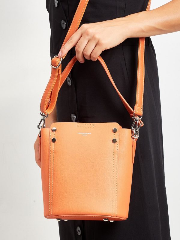 Orange bag with detachable handle