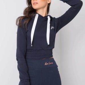 Navy blue sweatshirt Mandy FOR FITNESS