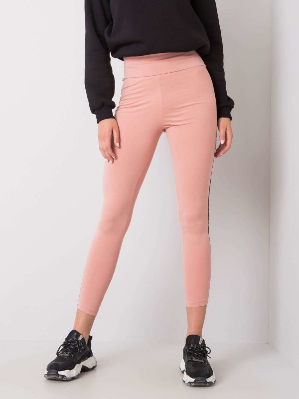 Pale pink leggings Brooklynn RUE PARIS