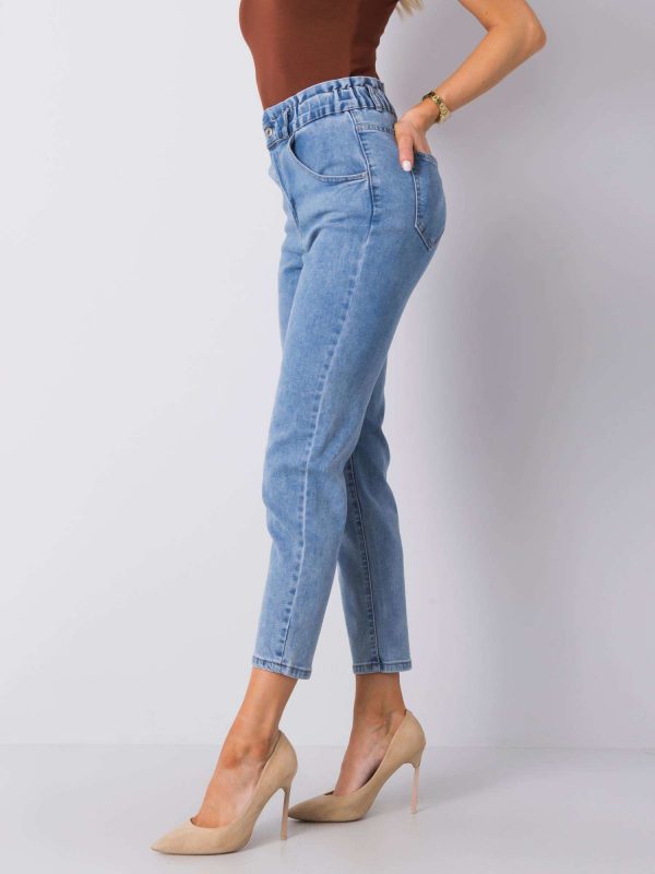 Blue high-waisted jeans Lucrezia