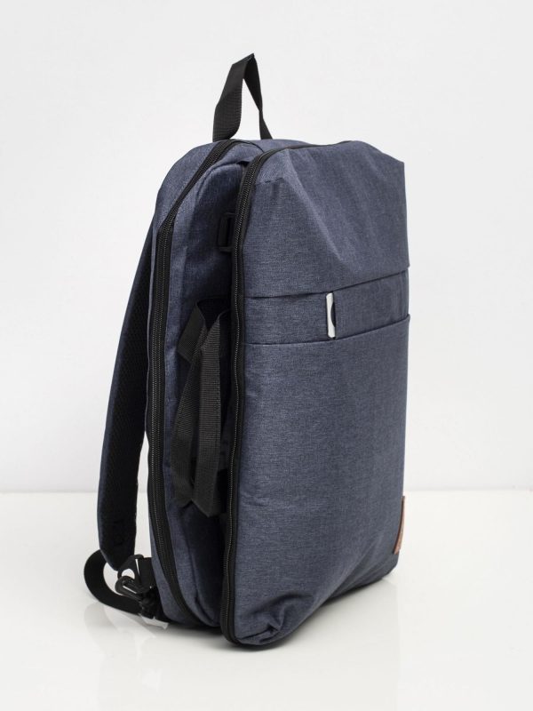 Navy Blue Laptop Backpack Bag