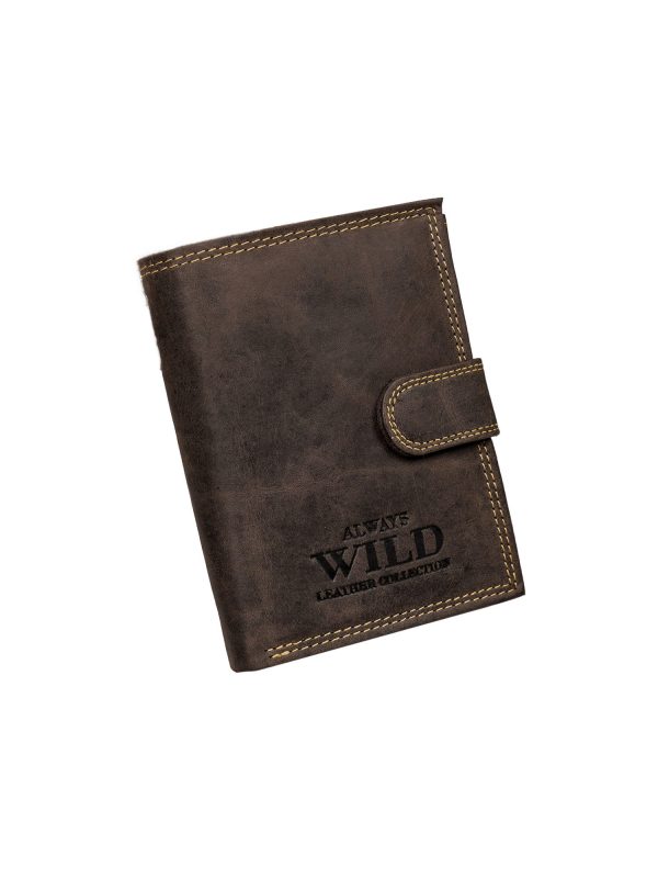 Brown Genuine Leather Men's Wallet