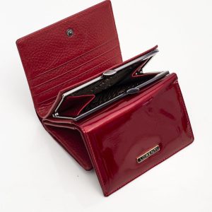 Burgundy Patent Leather Wallet