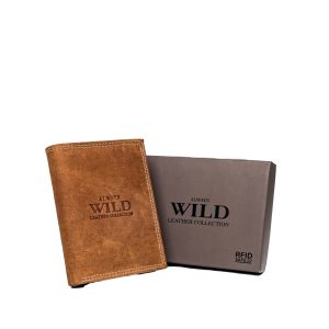 Light Brown Nubuck Leather Men's Wallet