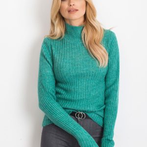 RUE PARIS Turquoise Milo sweater