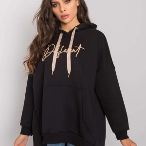 Fallon black kangaroo sweatshirt