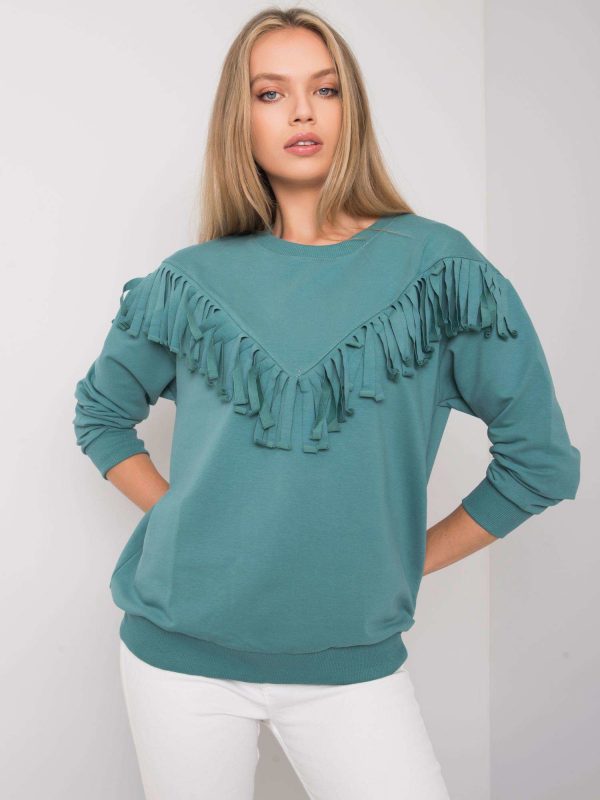 Antoniella sea fringed sweatshirt