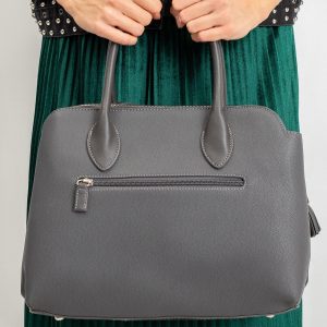 Dark Grey Women's Eco Leather Bag