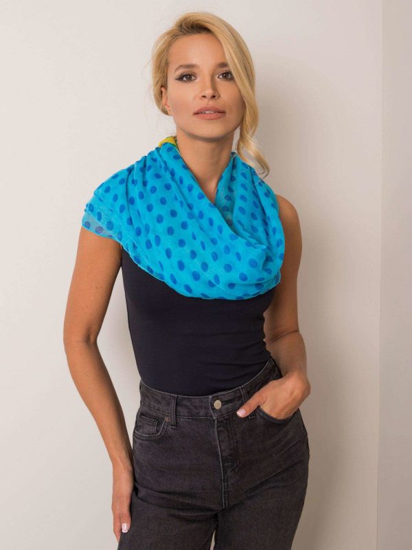 Blue dots scarf