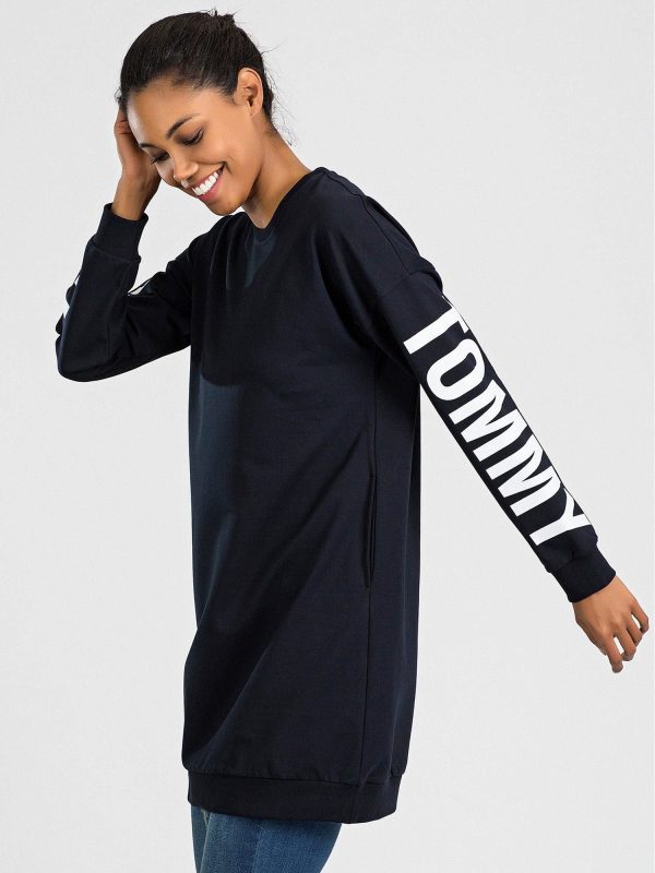 TOMMY LIFE Navy blue tunic