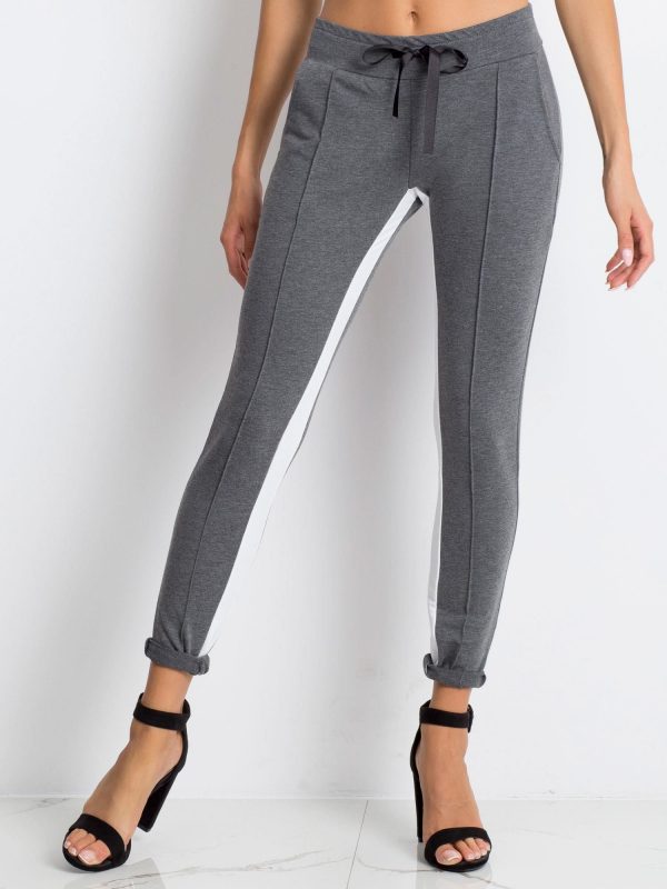 Dark Grey Defined Sweatpants