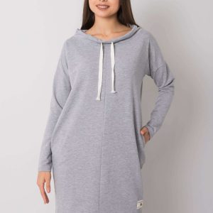 Grey melange dress Meriden