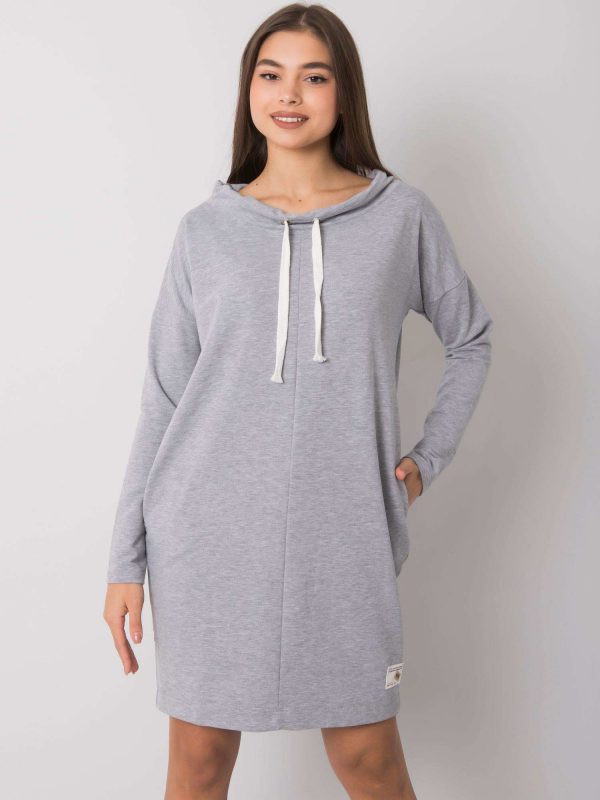 Grey melange dress Meriden