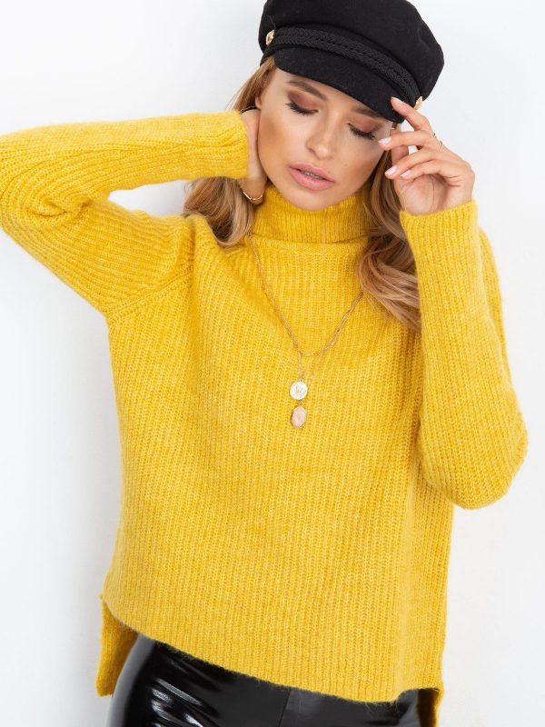 RUE PARIS Yellow Morning sweater