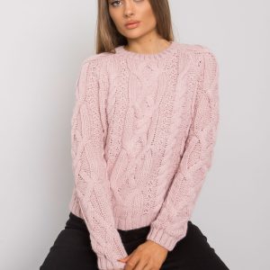 Light pink sweater with braids Milford RUE PARIS