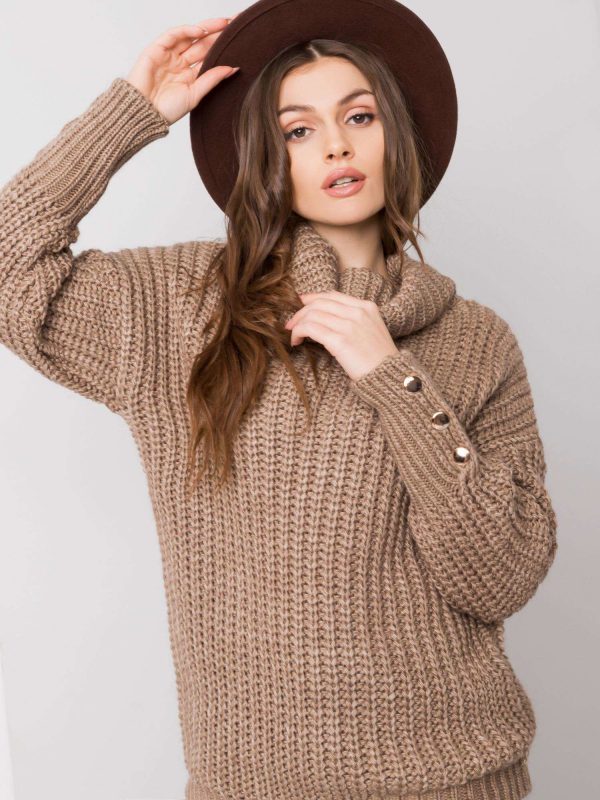 Dark beige Enid sweater