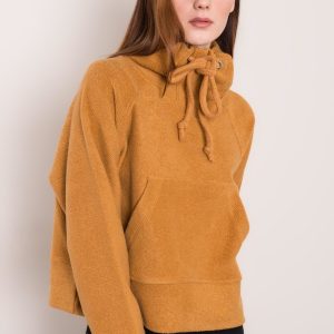 Mustard sweatshirt with pocket BSL