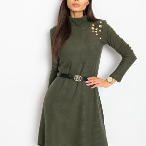 Khaki dress Una