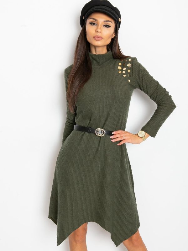 Khaki dress Una