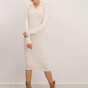 BSL Ecru knitted dress