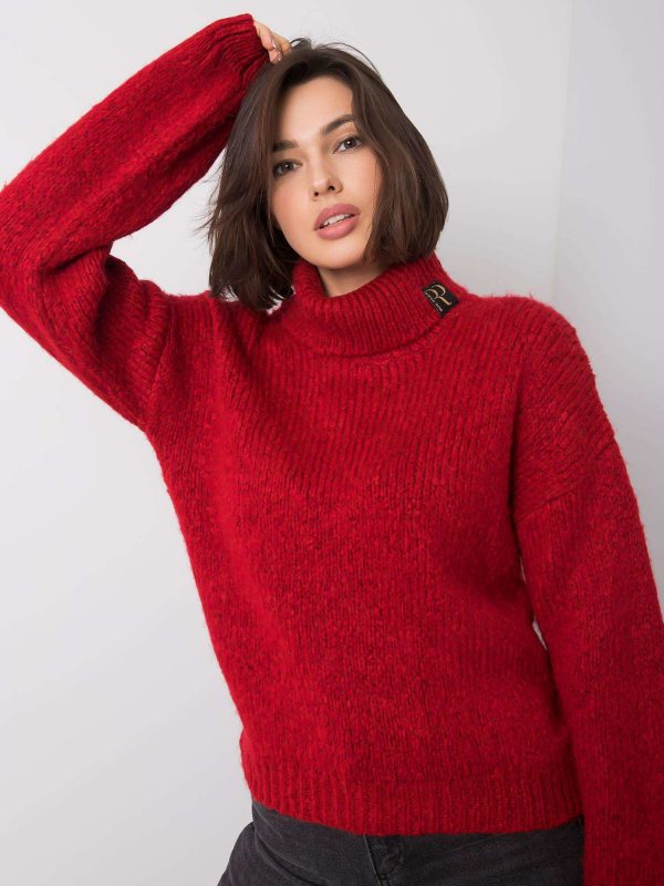 Dark red sweater Nessa RUE PARIS