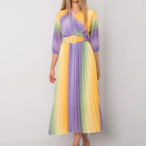 Ellian's yellow and purple ombre dress