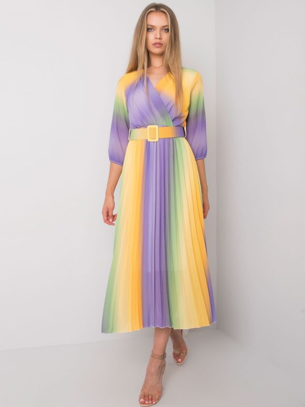 Ellian's yellow and purple ombre dress