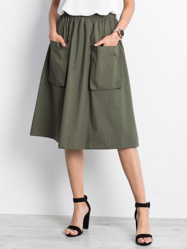 Khaki skirt Confidence