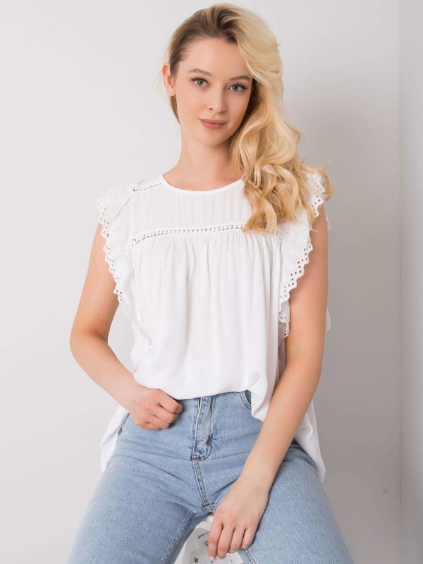 White casual blouse Steffy