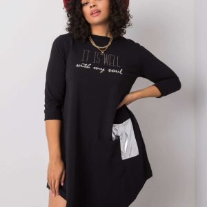 Black Billie Cotton Dress