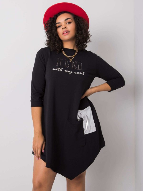 Black Billie Cotton Dress