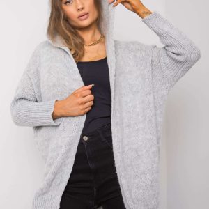 Pierrette OCH BELLA Grey Hooded Cardigan