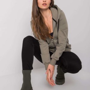 Khaki hoodie Sachi RUE PARIS