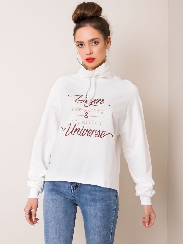 Annie RUE PARIS white sweatshirt