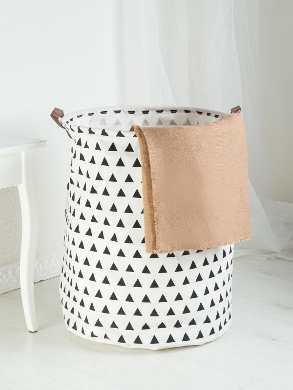 Ecru laundry basket