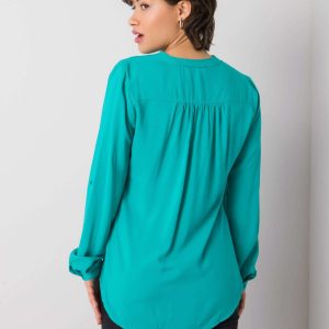 Turquoise blouse Davina RUE PARIS