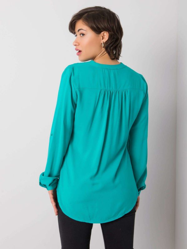 Turquoise blouse Davina RUE PARIS