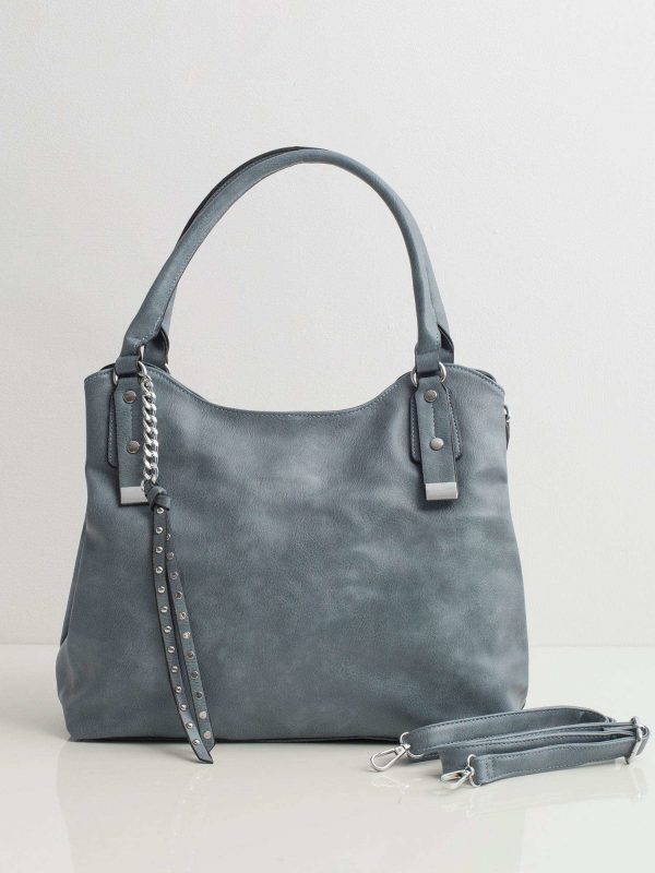 Blue Hobo Bag